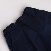 Boys Beige Embroidered Short Sleeve Shirt With Navy Shorts Sets 2 pc. Sets