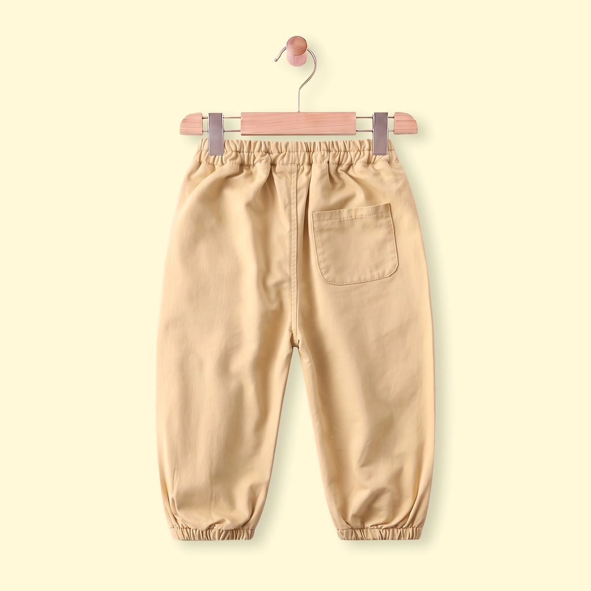 Boys Beige Relaxed Fit Pants Pants