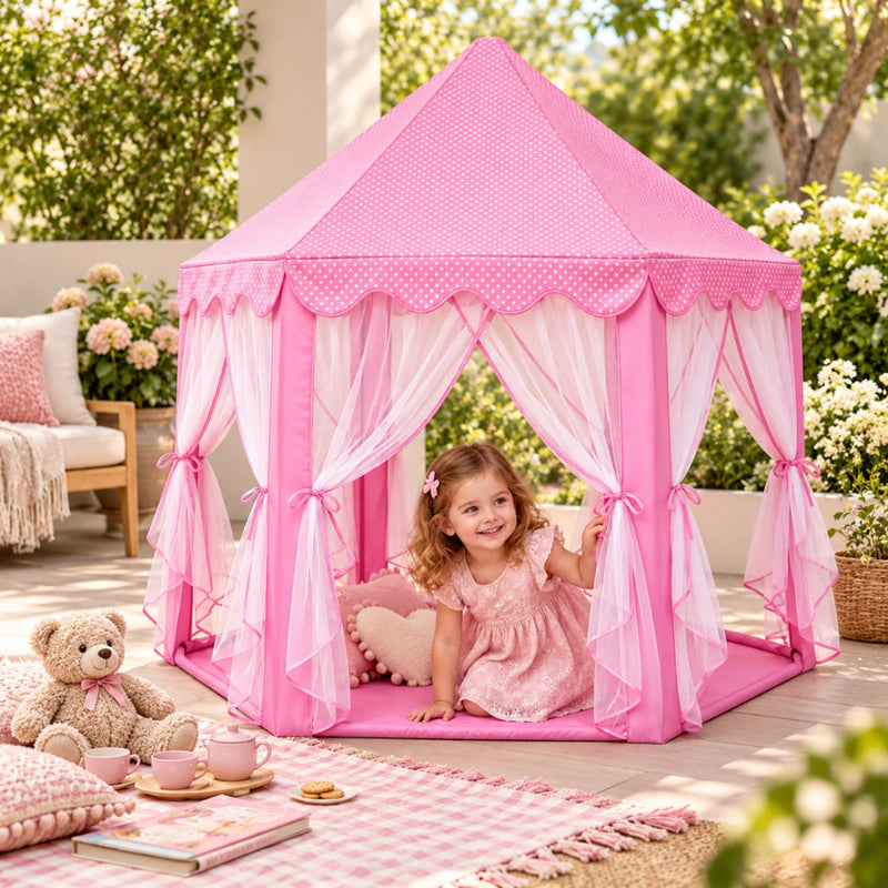 Pink Foldable Tent House for Kids Trending Accessories