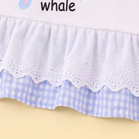 Girls White Graphic Short Sleeve Top With Pants Sets 2 pc. Sets
