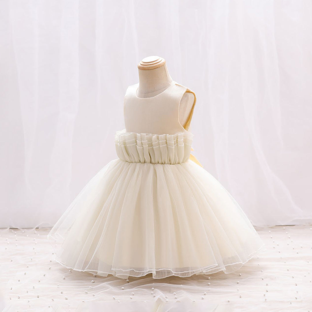 Girls Sleeveless Flared Party Dress Party Dresses   