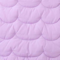 Girls Lavender Bear Ear On Hood Quilted Zip-up Jacket Coats & Jackets