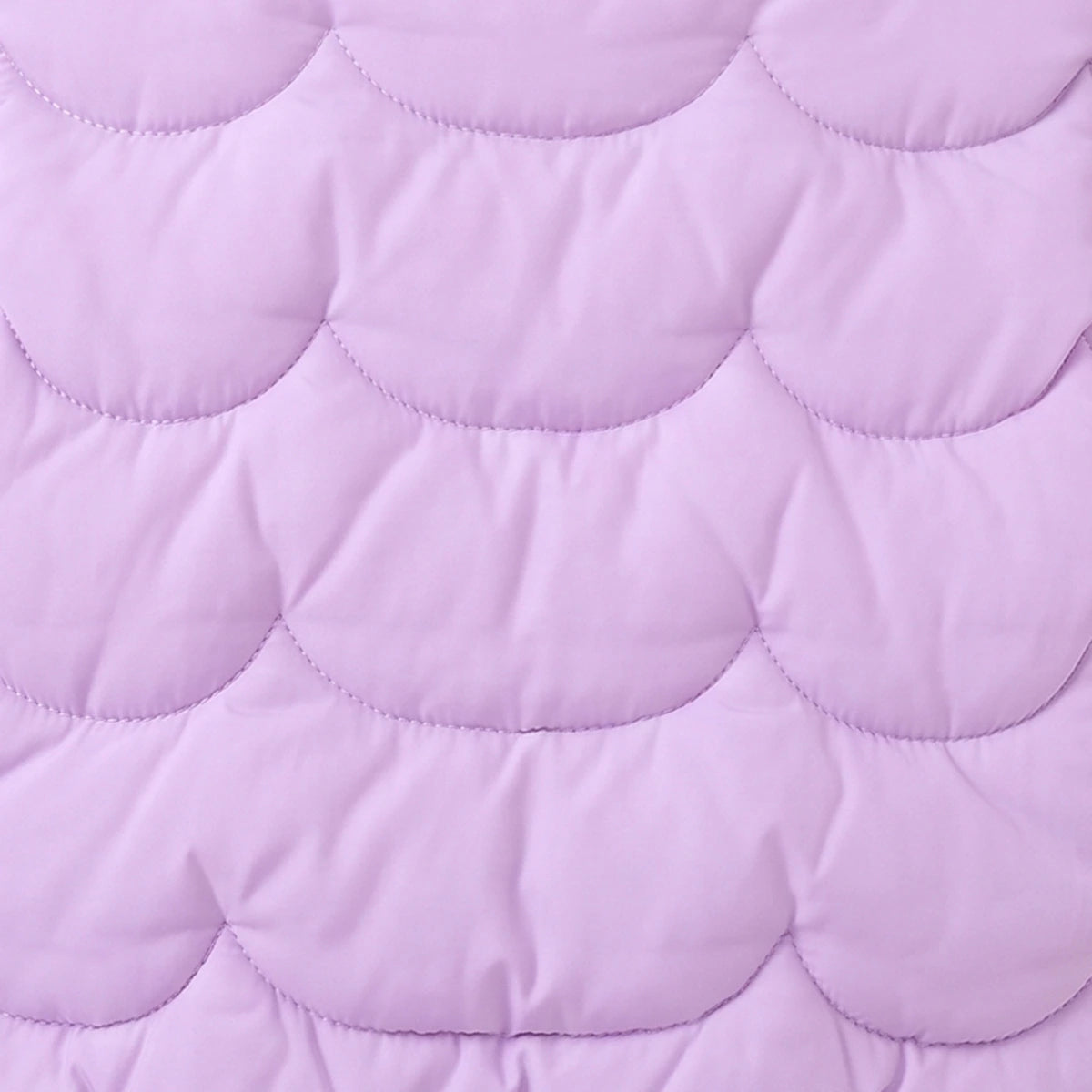 Girls Lavender Bear Ear On Hood Quilted Zip-up Jacket Coats & Jackets