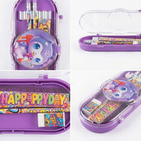 Cartoon Pencil Pouch Set for Kids Hard Case School Stationery Box Trending Accessories