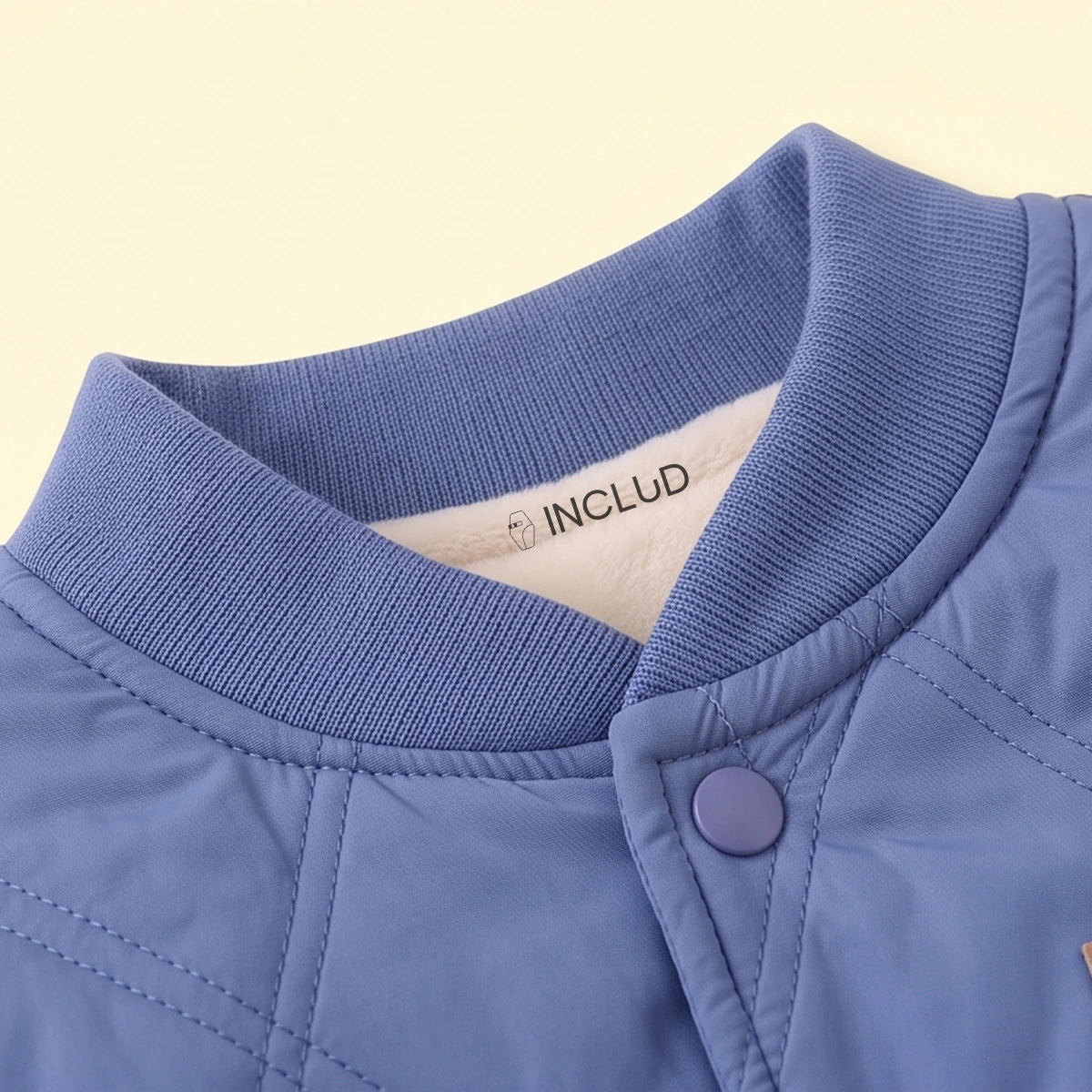 Boys Blue Long Sleeve Quilted Jacket Coats & Jackets