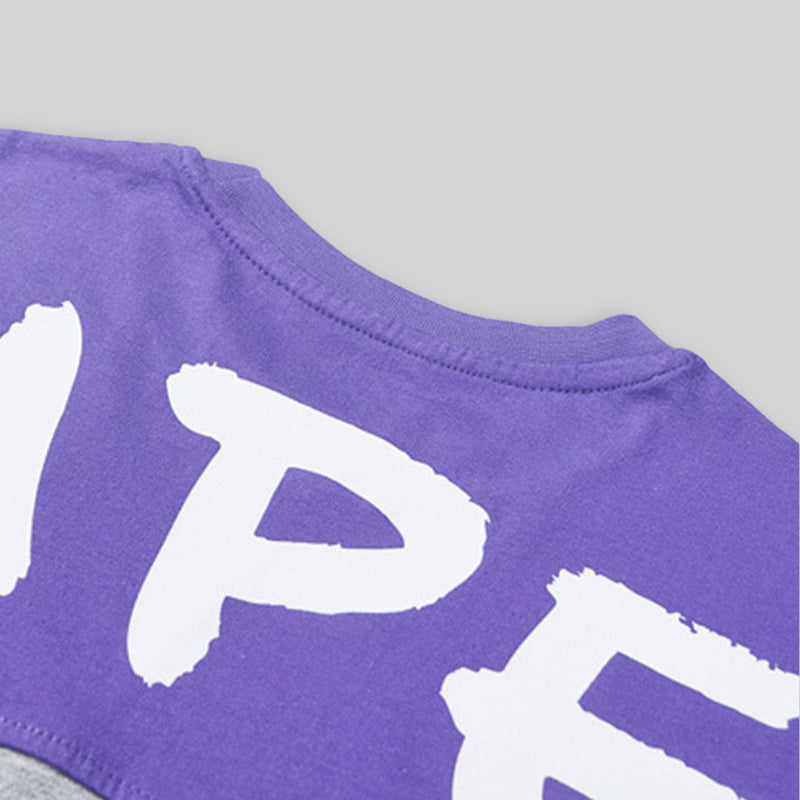 Boys Colorblocked Oversized T-Shirt Tshirts   