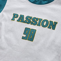 Boys Teal Passion Print Short Sleeve T-Shirt With Denim Shorts Set 2 pc. Sets