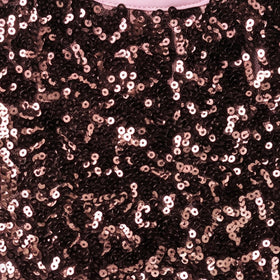 Girls Light Pink Sequins Embellished Party Gown Party Dresses