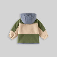 Boys Colorblocked Hooded Zip-up Jacket Coats & Jackets