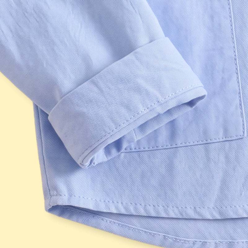 Boys Light Blue Long Sleeve Shirt Shirts
