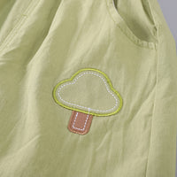 Boys Embroidery Applique Short Sleeves T-Shirt With Green Shorts Set 2 pc. Sets