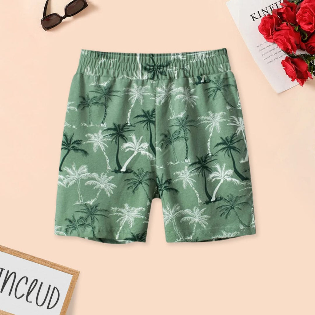 Boys Beach Printed Bermuda Shorts
