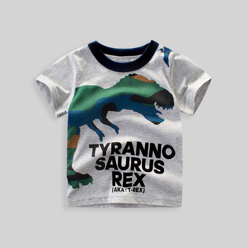 Dinosaur Print Short Sleeve Tshirt