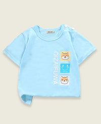 Boys All Over Printed Round Neck T-shirts Tshirts Style 2 1-2 Y 