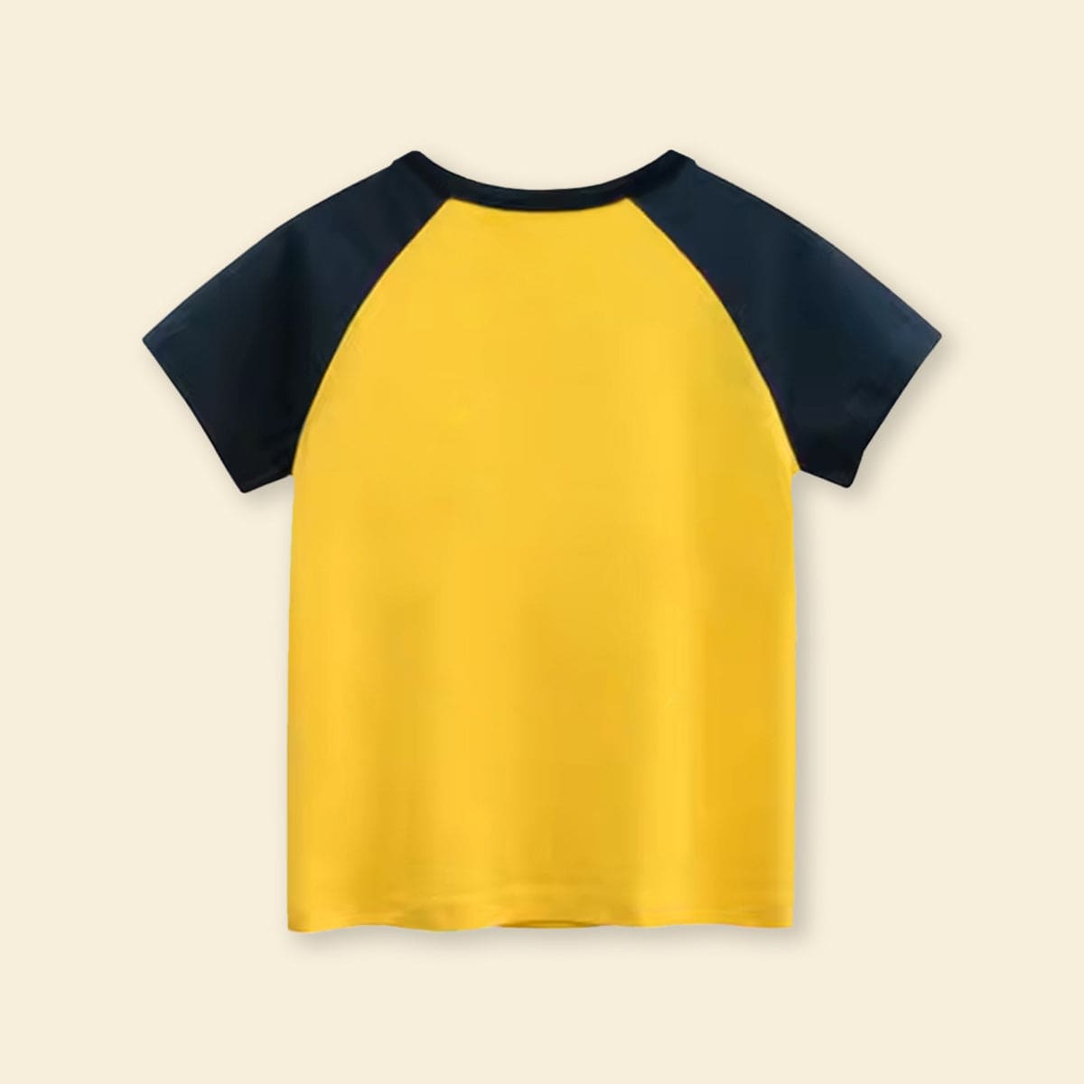 Boys Yellow Raglan Sleeve Graphic T-Shirt T-Shirt