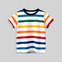 Stripe Print Tshirt Tshirts   