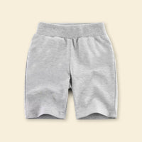 Boys Grey Text Print Knee Length Shorts Shorts & Bermudas