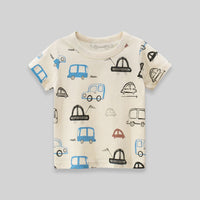 Short Sleeve Tshirt With Car print Tshirts   