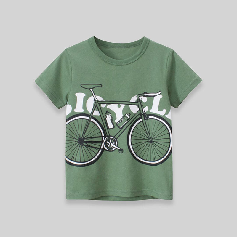 Cycle Print Tshirt Tshirts   
