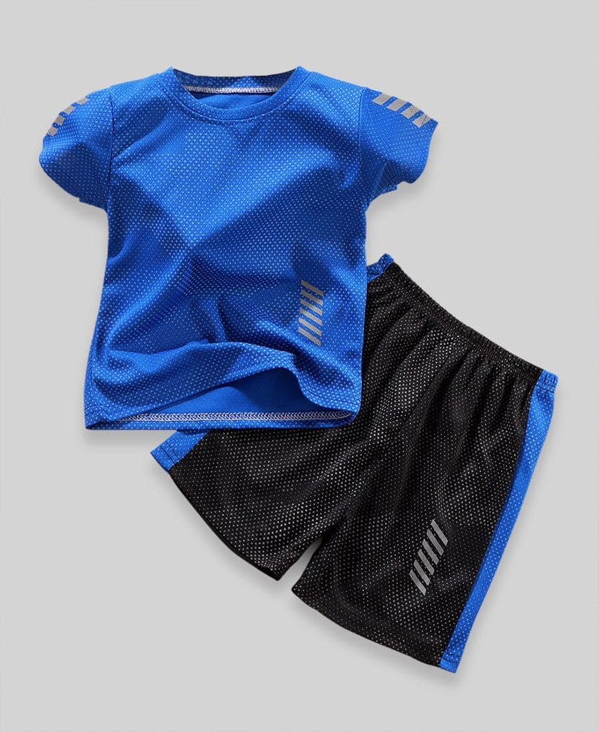 Boys Royal Blue Sportswear Two Piece Sets