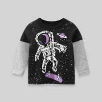 Space Print Tshirt Tshirts   