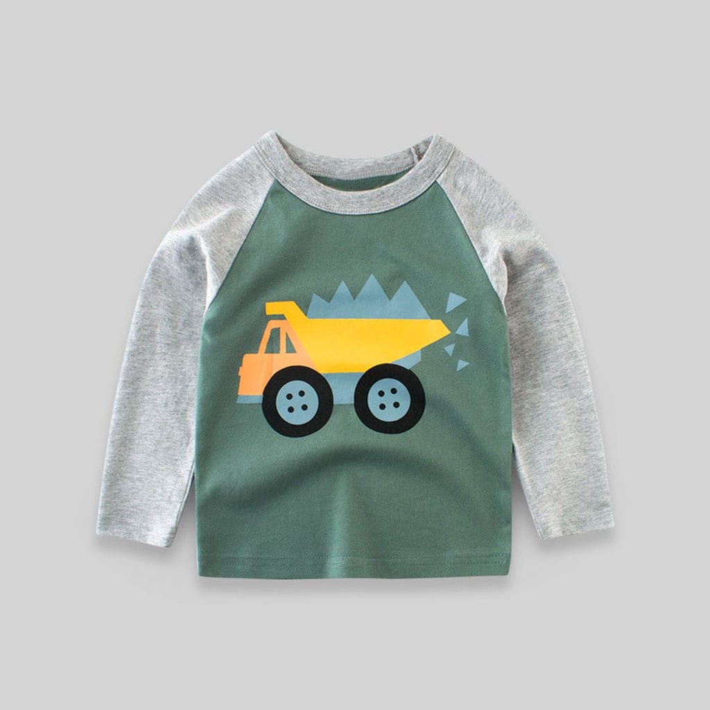 Truck Print Tshirt Tshirts   