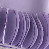 Girls Purple Cap Sleeves A-line Dress With Ruffled Hem Party Dresses