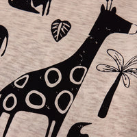 Boys Beige Animal Print Long Sleeve Sweatshirt Sweatshirts & Hoodies