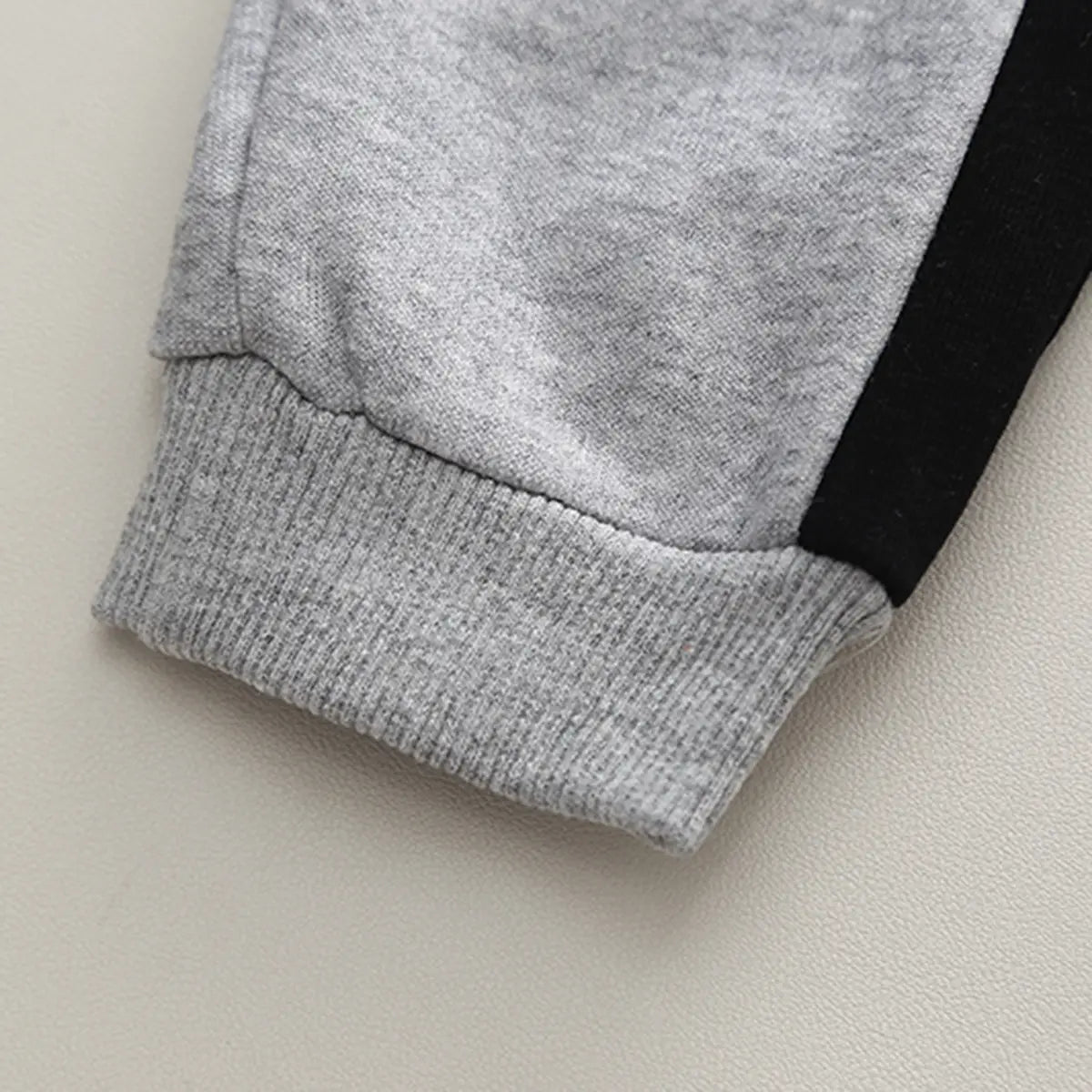 Boys Grey Alphanumeric Printed Polo Sweatshirt With jogger Co-ord Sets Sets