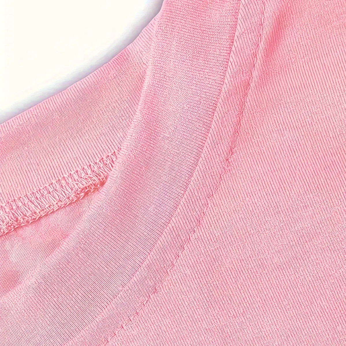 Girls Pink Heart Print Short Sleeve T-Shirt Tshirts