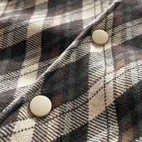 Boys Khaki Checked Regular Sweatshirt With Trouser Sets 2 pc. Sets