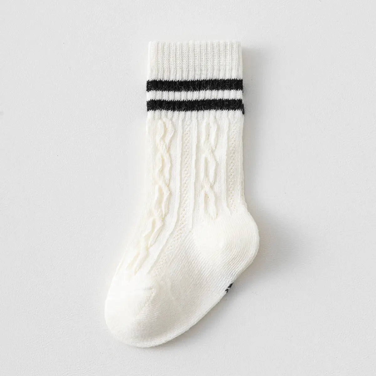 Pack of 6 Boys Multicolour Cable Knit Calf Length Socks Socks