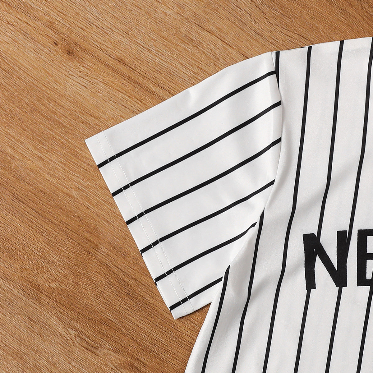 Boys Striped Short Sleeves T-Shirt With Black Shorts Set 2 pc. Sets