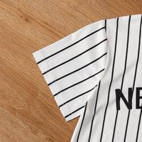 Boys Striped Short Sleeves T-Shirt With Black Shorts Set 2 pc. Sets