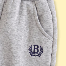 Boys Light Grey Embroidered Sweatshirt & Joggers Sets 2 pc. Sets