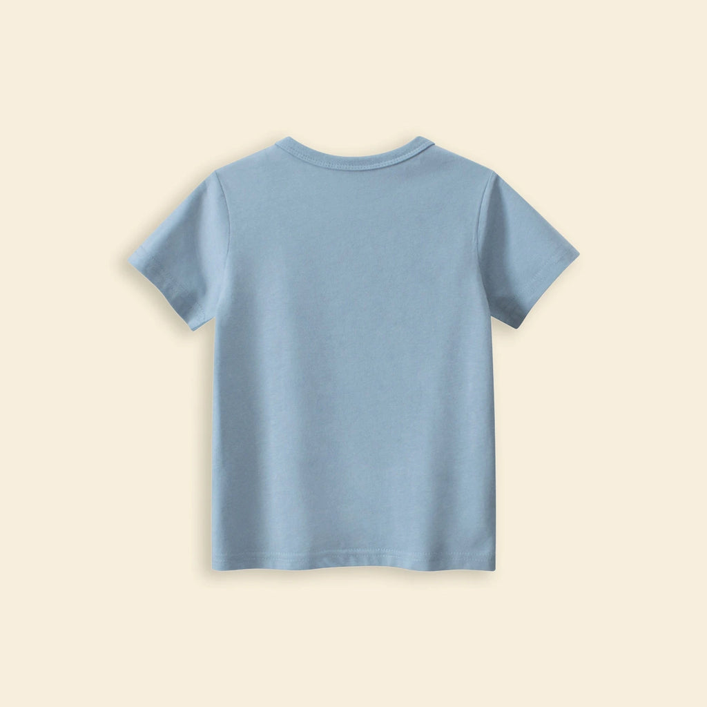 Boys Grey Graphic Cartoon Printed T-Shirt Tshirts