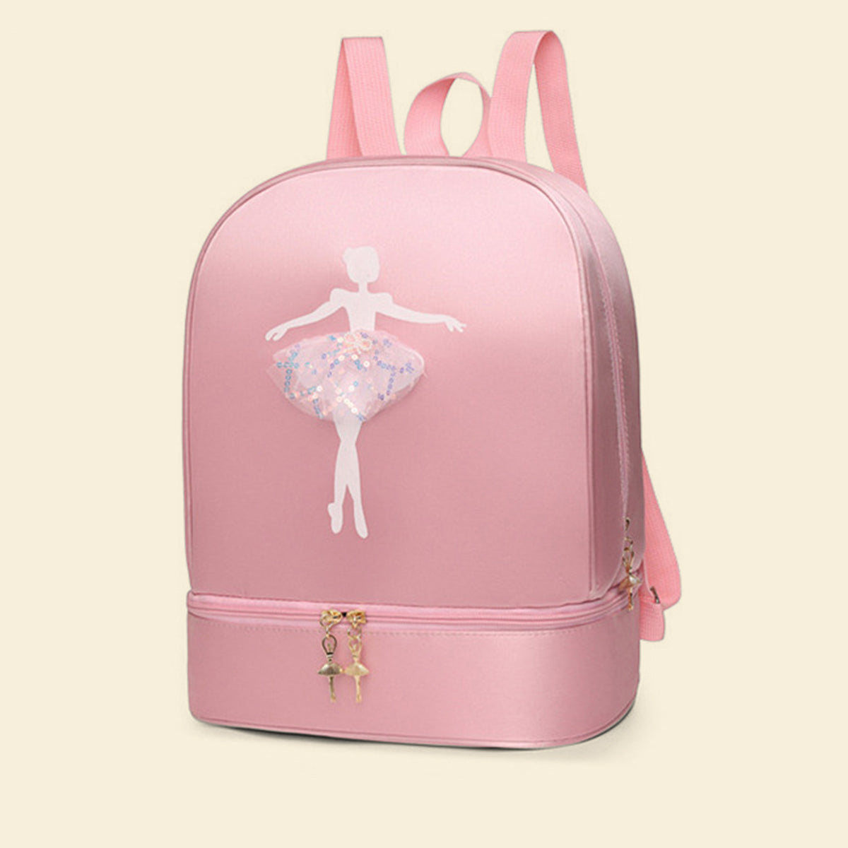 Girls Pink Ballet Motif School Backpack Trending Accessories
