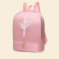 Girls Pink Ballet Motif School Backpack Trending Accessories
