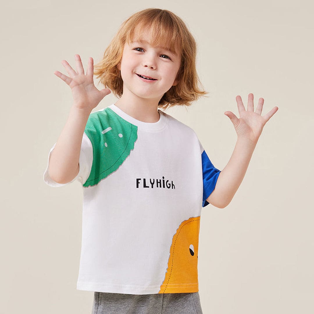 Boys Printed Oversized T-shirt Tshirts   