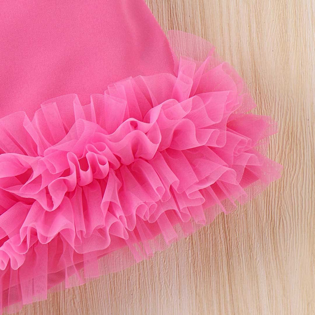 Girls Sleeveless A-line Casual Dress With Sling Bag Casual Dresses   