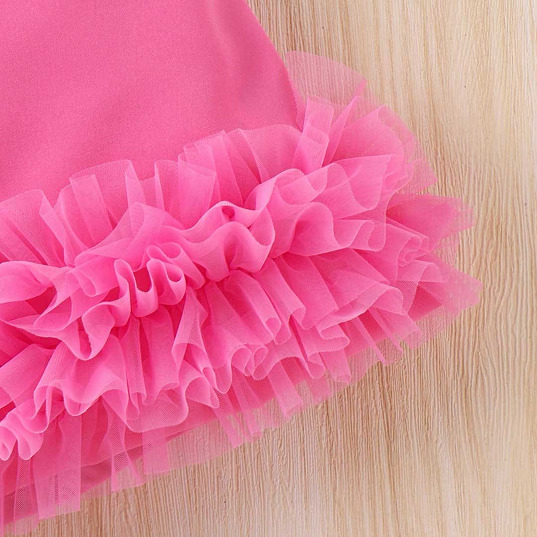 Girls Sleeveless A-line Casual Dress With Sling Bag Casual Dresses   