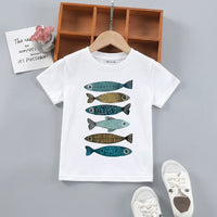 Girls White Graphic Print Short Sleeve T-Shirt Tshirts White 1-2 Y