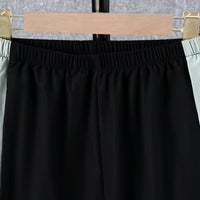 Boys Black Color-blocked Half Zipper Sweatshirt With Fur Lining & Pants Sets 2 pc. Sets