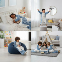 Baby Light Blue Hooded Shark-Shape Sleeping Bag Trending Accessories