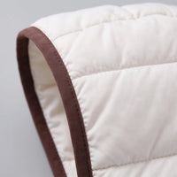 Girls Off White Hooded Zip-up Puffer Jacket Coats & Jackets