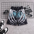 Boys Black Halloween Printed Elasticated Shorts Shorts Black 7-8 Y