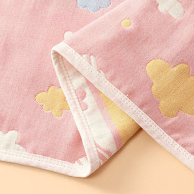Baby Pink Cloud-Print Wearable Sleeping Vest Trending Accessories