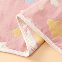 Baby Pink Cloud-Print Wearable Sleeping Vest Trending Accessories