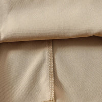 Girls Khaki Short Sleeves Pleated Shirt Dress Casual Dresses