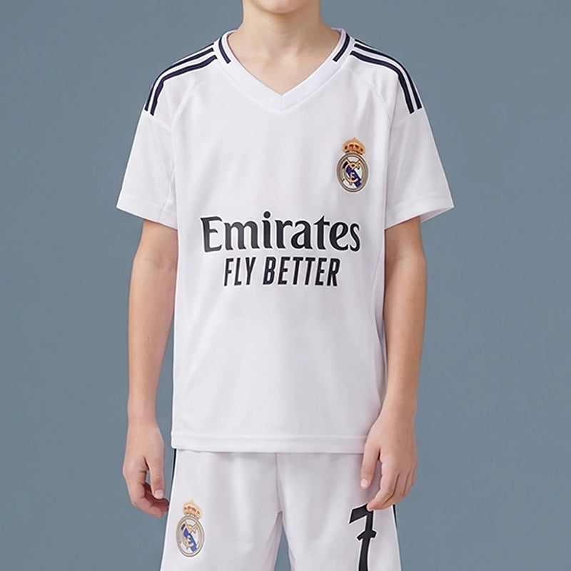 Boys White Short Sleeve Typography Print T-Shirt With Shorts Sets 2 pc. Sets